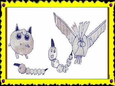 Several Pokémon characters by Alexander