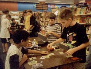 Kids play in the weekend tournament at Books-A-Million