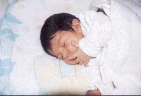 Smart baby! He thinks while he sleeps!