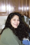 Linda in the kitchen - Caught with the cookies!
