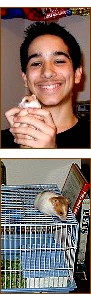 Top pic- Rob and Dudley, Bottom pic- Dudley on top of his home