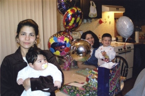Everyone gets ready for Mikey's birthday, Dec 19, 1998
